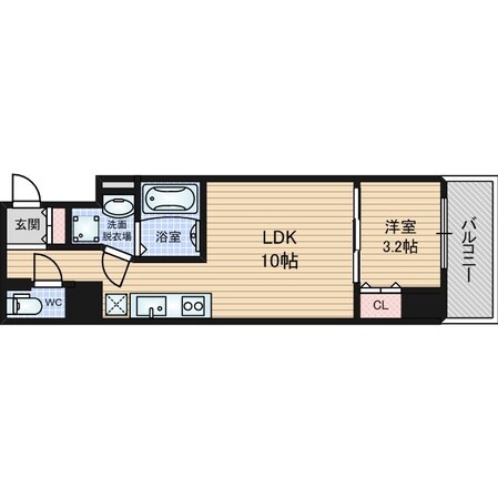 セレニテ心斎橋グランデの物件間取画像